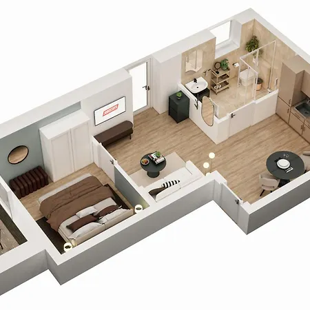 Jobostays - Luma2 Modernes Neubau-apartment In Mit Terrasse Und Kostenlosem Parkplatz